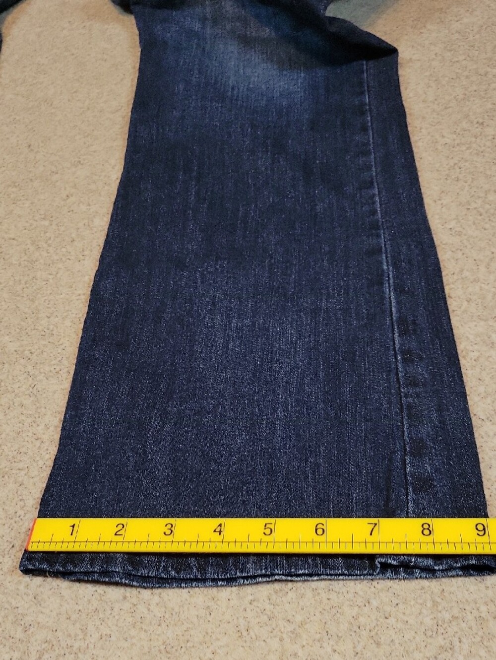 Levi 515 Bootcut Dark Blue Bootcut Denim Jeans Stretch Size 12 - Picture 11 of 11